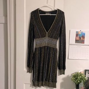 Long sleeve sweater dress